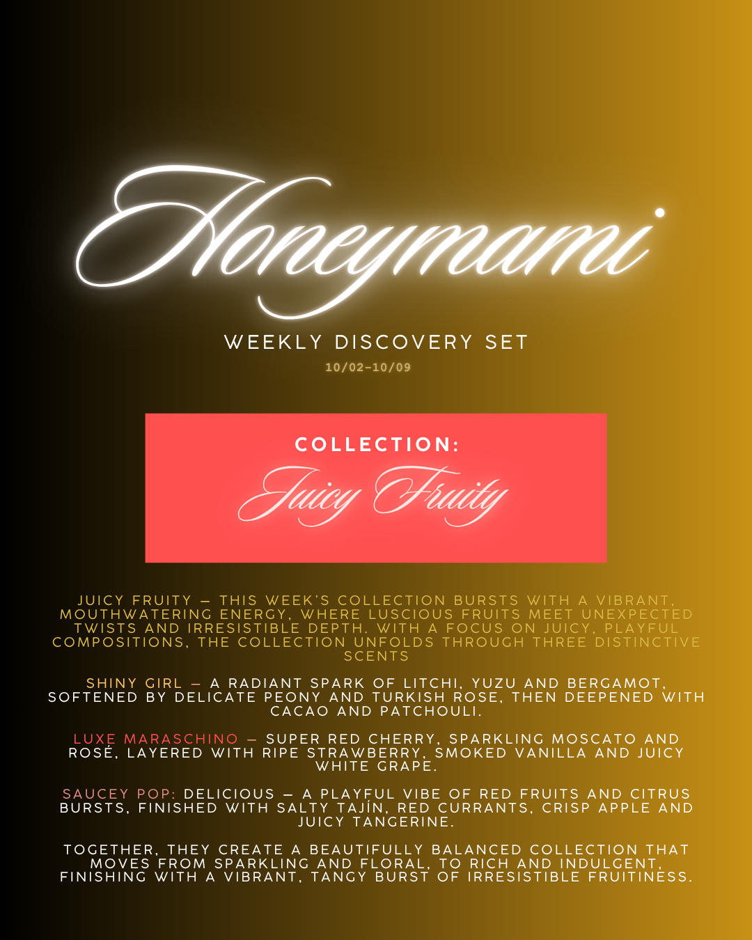 Juicy Fruity discovery set